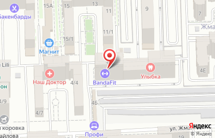 Фитнес-клуб BandaFit на карте
