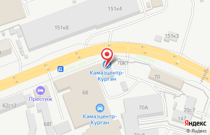 Камазцентр-Курган на карте