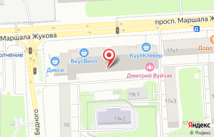 Элеганс на проспекте Маршала Жукова на карте