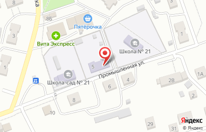 Средняя общеобразовательная школа №21 Детский сад №23 на карте