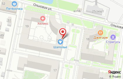 Хеликс на карте