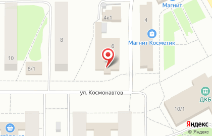 Социальная парикмахерская на улице Космонавтов на карте