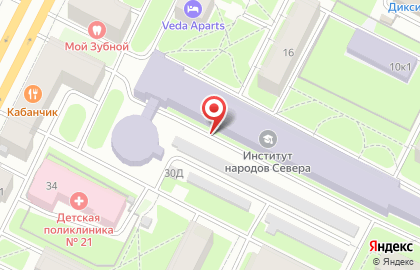 Российский Государственный Педагогический Университет им. А.и.герцена, Институт Народов Севера на карте