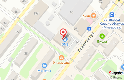 Супермаркет Пятёрочка на Советской улице на карте
