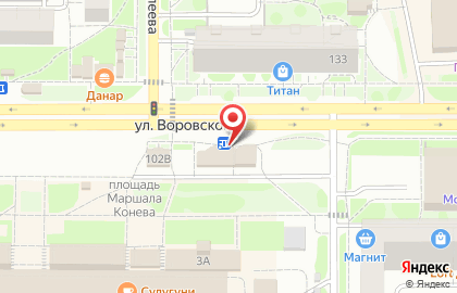 Marshall Grill на улице Воровского на карте