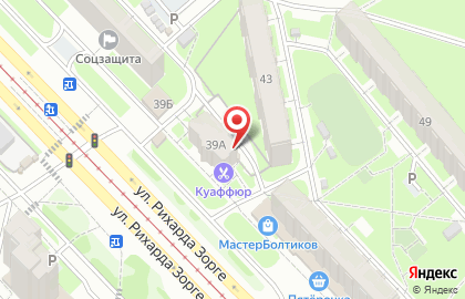 Объединение Турист в Горках на карте