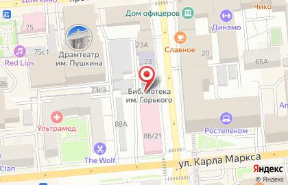 Банкомат МТС-Банк, Красноярский филиал на улице Перенсона на карте