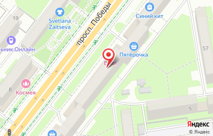 Торговая компания АВС-электро в Октябрьском районе на карте