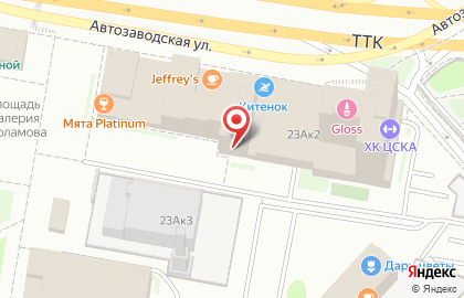 Туристическое агентство География на Автозаводской улице на карте