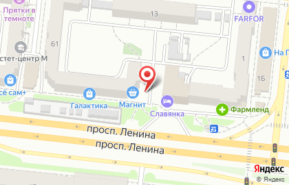 Салон мебели и предметов интерьера Март на проспекте Ленина на карте