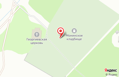Церковь Георгия Победоносца в Монино на карте