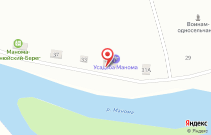 Усадьба Манома на карте