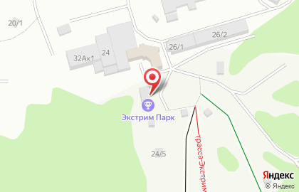 Горнолыжная база Extreme Park на карте