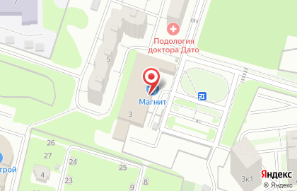 Магазин косметики и бытовой химии Магнит Косметик в Привокзальном районе на карте