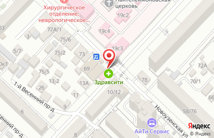 Аптека Столет во Фрунзенском районе на карте