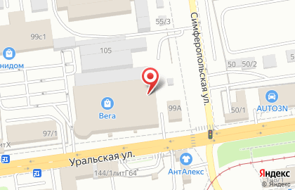 Мастерская КожаМехСервис на Уральской улице на карте