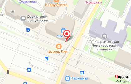 Юридическая компания в Архангельске на карте