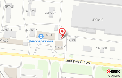 Оптовый магазин Увалинский на площади Сибиряков-Гвардейцев на карте