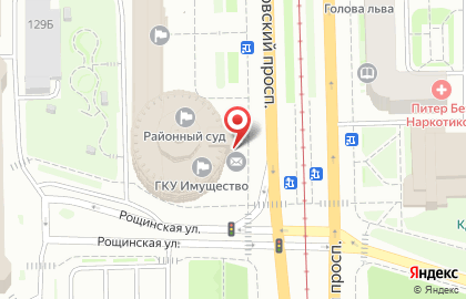 Политическая партия Единая Россия на Московском проспекте на карте