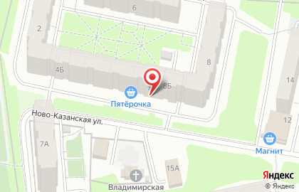 Мини-маркет Авокадо в Железнодорожном районе на карте