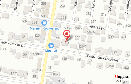 Росток на Большевистской улице на карте