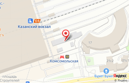 Аптека Да, Здоров! на Комсомольской площади, 2с2 на карте
