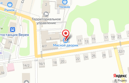 Грузовой поток Верея на карте