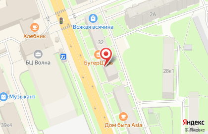 City на Большой Санкт-Петербургской улице на карте
