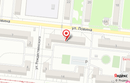 Продуктовый магазин на ул. Ловина, 5 на карте