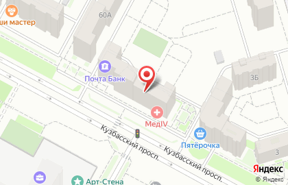 Парикмахерская Кристина на проспекте Шахтёров на карте