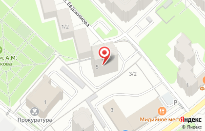 Строящийся жилой дом по ул. Бежицкая, 1/2а на карте