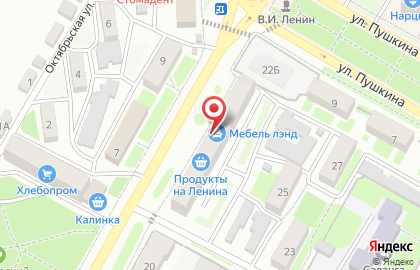 Мебель Лэнд в Гусиноозёрске на карте