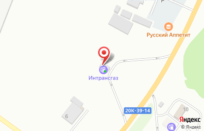 АГЗС Интрансгаз на Воронежской улице на карте