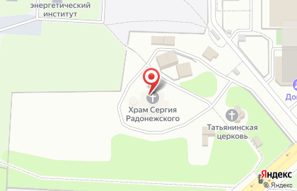 Приход храма преподобного Сергия Радонежского на карте