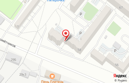 Строительная компания Антарес в Железнодорожном районе на карте