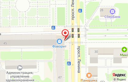 Фотосалон Социальный на проспекте Ленина на карте
