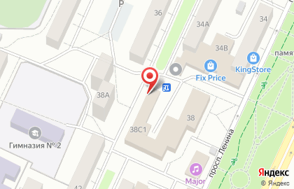 Агентство недвижимости Гильдия на проспекте Ленина на карте