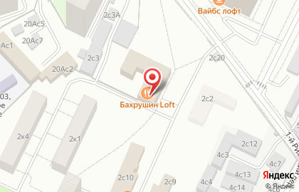 Банкетный зал Лофт EVENT HALL в 1-м Рижском переулке на карте