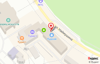 Магазин хозяйственных товаров 1000 мелочей на улице Наймушина на карте