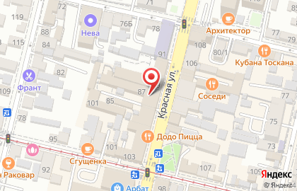 Салон лазерной косметологии и эпиляции Подружки на Красной улице на карте