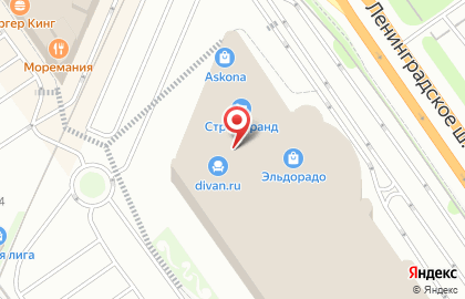 Мебельный салон Ладья на метро Планерная на карте