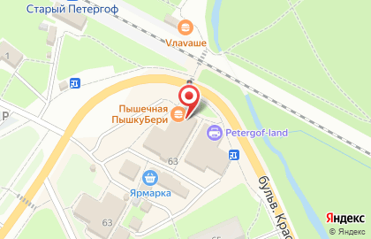 Магазин косметики и парфюмерии Бонжур на бульваре Красных Курсантов на карте