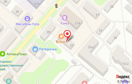Bravos на карте