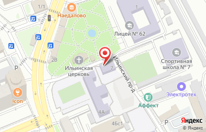 Детский сад №104 в Октябрьском районе на карте