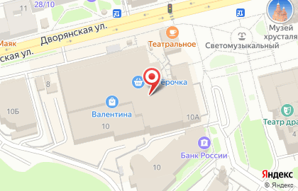 Магазин верхней одежды Аркада на Дворянской улице на карте