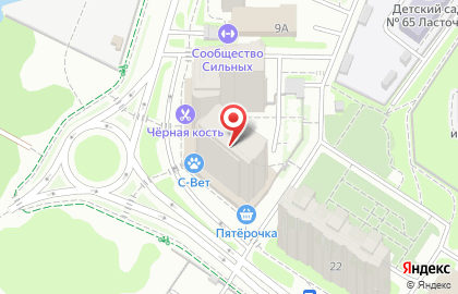 АСНА на Троицкой улице на карте
