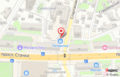 Автошкола Автопрестиж на Спартаковской улице на карте