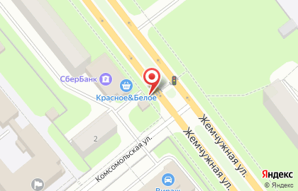 Магазин Подорожник на Жемчужной улице на карте