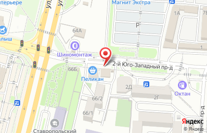 Аптека Апрель в Ставрополе на карте