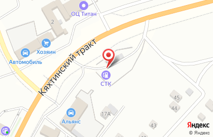 АЗС СТК на Шоссейной улице на карте